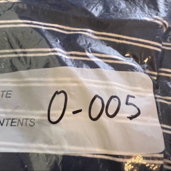 Madewell Navy and White Striped Short Sleeve T-Shirt Dress in Size Medium - Picture 8 of 8